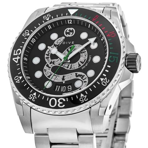 gucci dive snake watch